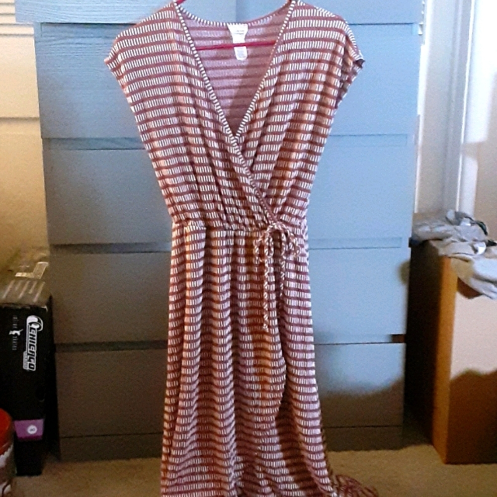 Caution To The Wind wrap around style dress